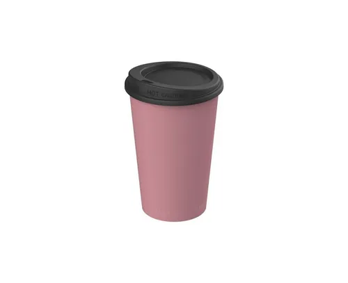 elasto Coffee-to-go-Becher 0,3 L Kaffeebecher mit Deckel robuster Mehrwegbecher, Made in Germany, BPA-frei, Teebecher, Coffee Mug, recycled Becher