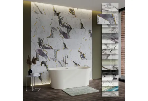 Wand- & Deckenfliesen Weiß von HEXIM