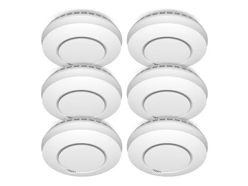 ELRO FZ5002R Connects Funk Rauchmelder - 2er Set mit Hitzesensor - Zuverlässige Rauchmelder mit 10-jährigem Sensor, vernetzbar und ohne radioaktive Substanzen. Ideal für umfassenden Brandschutz in Ihrem Zuhause.