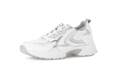 Gabor Damen Low-Top Sneaker - Damen-Sneaker mit leichtem Textil-Obermaterial und bequemer Einlegesohle, ideal für sportliche Freizeitaktivitäten.
