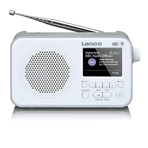 Lenco PDR-036 tragbares DAB+ Radio - Bluetooth 5.0, 2,4