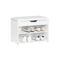 SoBuy Schuhbank FSR25 in weiß von SoBuy