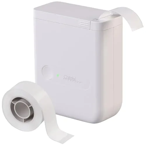 Callstel Etikettendrucker: Mobiler Akku-Thermo-Labeldrucker mit Bluetooth & App, 1.200 mAh (Thermodrucker, Label-Drucker)