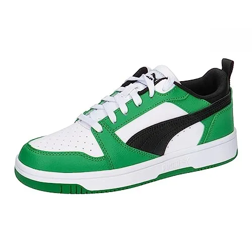 PUMA REBOUND V6 LO JR Sneaker - Sportlicher Komfort für Kids - Sneaker in Größe 36 EU, ideal für aktive Kinder. Mit sportlichem Design und robuster Gummisohle für optimalen Halt.