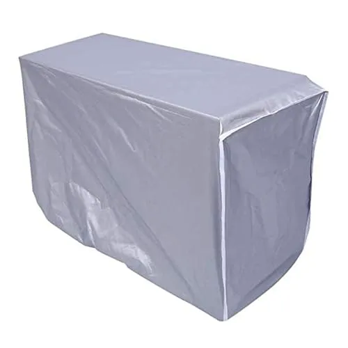 Klimaanlage Abdeckung Außengerät Mit Gummizug Mit Kordelzug Anti Staub Anti Schnee Wasserdichte Sunproof (80 x 28 x 54cm)