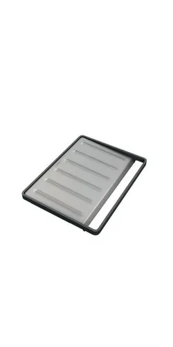 HANSGROHE 40962800 Mobile Abtropffläche F17 - Sanitärinstallation - Mobile Abtropffläche aus rostfreiem Edelstahl, ideal zum hygienischen Auftauen von Lebensmitteln und schafft zusätzlichen Platz in der Küche.