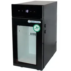 Gastro-Cool Milchkühlschrank mit Glastür - Kaffeezubehör mit digitaler Temperaturanzeige, ideal für perfekt temperierte Milch für Cappuccino und Latte Macchiato.