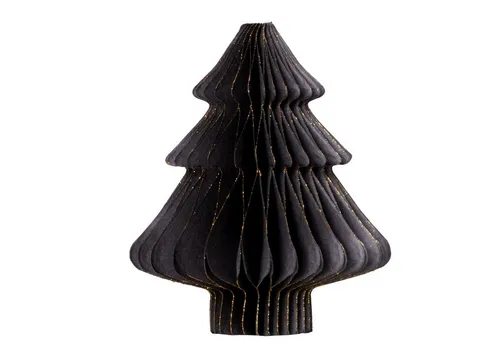 coopz Weihnachtsbaumkugel Papier Tanne Aufsteller klein in grau von coopz