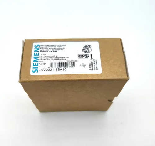 Siemens SIRIUS Leistungsschalter 3RV2021-1BA10 1,4-2A - Hochwertiger Leistungsschalter für den professionellen Einsatz. Mit einer Nennstromstärke von 1,4-2A und einer Schutzart von IP20 bietet er Sicherheit und Zuverlässigkeit in elektrischen Anwendungen.