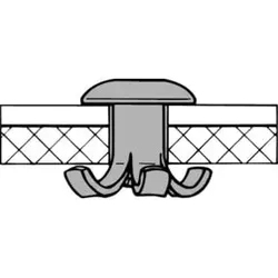 Gesipa Blindniete Spreiz-Alu/Stahl 4,8 x 18, 250 Stück von GESIPA
