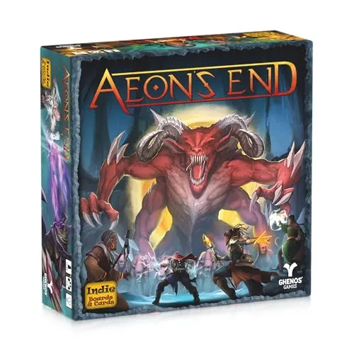 Ghenos Games Aeon's End - Zweite Auflage - Kooperatives Deck-Building-Spiel mit hoher Wiederspielbarkeit und klaren Regeln, perfekt für Einsteiger. Besiege gemeinsam die Nemesis und erlebe spannende Strategien!
