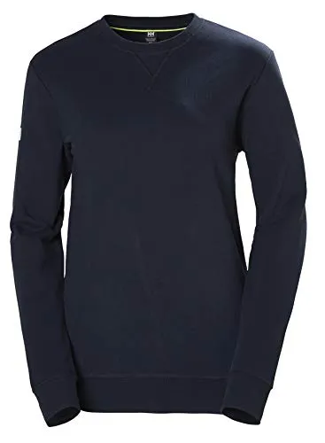 Damen Helly Hansen W Crew Sweatshirt, Marineblau, XL - Outdoor Hoodie für Damen, superweiches Sweatshirt aus 100% Bio-Baumwolle, ideal für Komfort beim Aktivsein oder Entspannen.