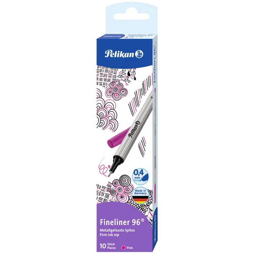 Pelikan Fineliner 96 pink 10 Stück 0.4mm Faltschachtel