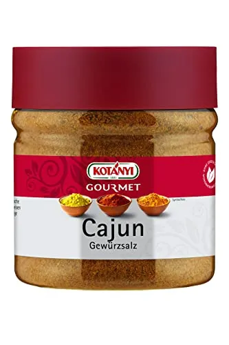 Kotanyi Gourmet Cajun besonderes Gewürzsalz für saftige Steaks mit Südstaatenflair, 400 ml