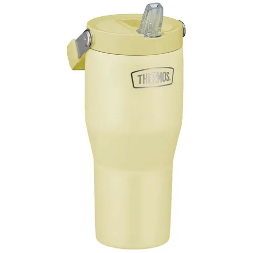 THERMOS® Isolierbecher REFRESHING SERIES vanilla, matt 850 ml - Trinkflaschen & Isolierbecher, doppelwandiger Edelstahl 18/8 für optimale Wärmespeicherung, einfach verschließbar und schwappsicher – ideal für unterwegs!