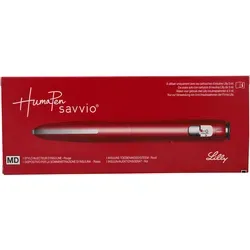 Humapen Savvio rot - Insulinpen für präzise Dosierung - Arzneimittel - Der Humapen Savvio rot ermöglicht eine einfache und präzise Insulindosierung, ideal für Diabetiker.