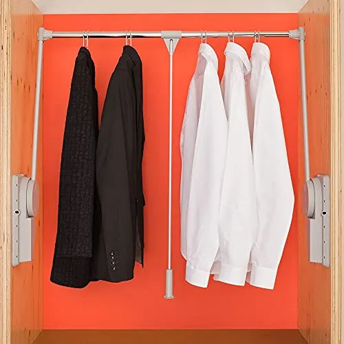 Kleiderlift 20 KG DUO SUPER LIFT - Kleiderstangen mit Tragkraft von 10-20 kg, ideal für platzsparendes Verstauen, Abmessung min. 750 mm bis max. 1150 mm, beidseitige Anbindung für optimale Nutzung des Raums.