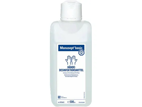 Produktbild Hand-Desinfektionsmittel Bode Manusept basic 500 ml / Kappe (NAN-00086)