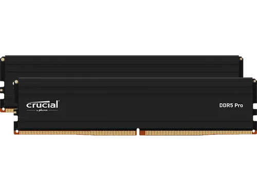 Crucial Pro DDR5 RAM 32GB Kit (2x16GB) 6000MHz - Hochleistungs-Arbeitsspeicher mit Intel XMP 3.0 für optimales Gaming und Multitasking