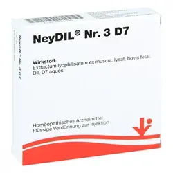 Neydil Nr. 3 D7 10 ML - Homöopathisches Arzneimittel zur Injektion, ideal zur Unterstützung des Wohlbefindens, ohne therapeutische Indikation, vorsichtige Anwendung bei Kindern und Schwangeren.