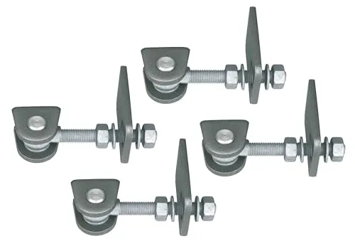 Alberts 852368 Torband 180° Öffnung | Kurze Ausführung mit Edelstahl-Bolzen - Hochwertiges Torband für 180° Öffnung, ideal für stabile Anwendungen. Mit feuerverzinkten Schrauben und Edelstahl-Bolzen für hohe Langlebigkeit. Perfekt für den Einsatz in der Hauseinzäunung.