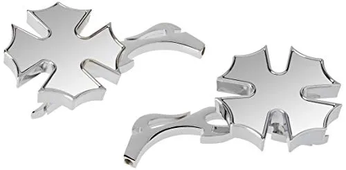 A-Pro Mirrors Rearview Custom Style Motorcycle Chrome Handlebar Motorbike