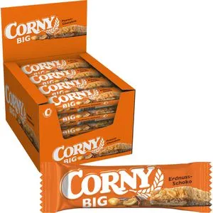 Corny Müsliriegel Big Erdnuss-Schoko, je 50g, 24 Riegel von Corny