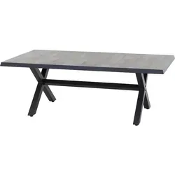 Siena Garden Sincro Dining Tisch 200x100cm - Gartentisch in Anthrazit/Grau, modern und witterungsbeständig für gesellige Mahlzeiten im Freien. Robustes Design und großzügige Maße für höchsten Komfort.