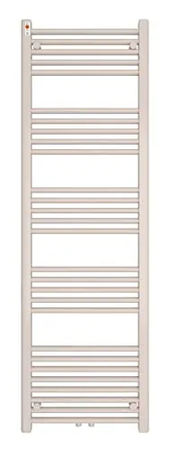 Badheizkörper Handtuchheizkörper mit Mittelanschluss weiß gerade (500x1600mm)