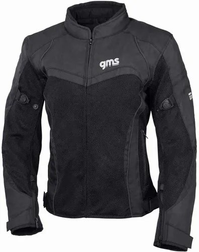 GMS-Moto Tara, Textiljacke Damen - Schwarz - 3XL von GMS