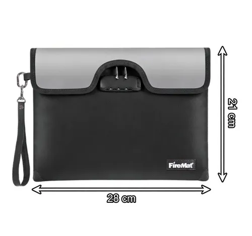 FireMat Taschenorganizer – Wasserdichte & Feuerfeste Dokumententasche - Schützen Sie Ihre wichtigsten Dokumente mit der FireMat Dokumententasche. Sie bietet zuverlässigen Schutz vor Feuer und Wasser und überzeugt durch ihr kompaktes Design – ideal für Reisen und den täglichen Einsatz.