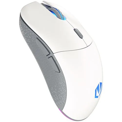 ENDORFY GEM Plus Wireless Gaming-Maus Onyx White - Leichte kabellose Gaming-Maus (74 g) mit hochpräzisem PixArt PAW3395 Sensor, 26.000 DPI und 6 programmierbaren Tasten für optimale Performance im Spiel.