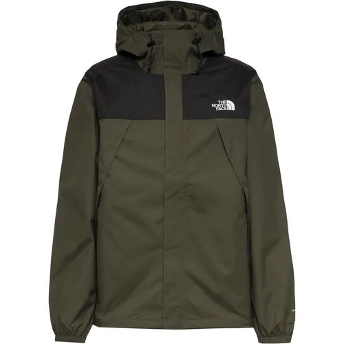 The North Face Herren Regenjacke ANTORA JACKET M L - Funktionsjacke mit wasserdichtem DryVent-Material, schützt vor Wind und Regen für optimalen Komfort bei Outdoor-Aktivitäten. Ideal für aktive Männer, die Wert auf Funktionalität legen.