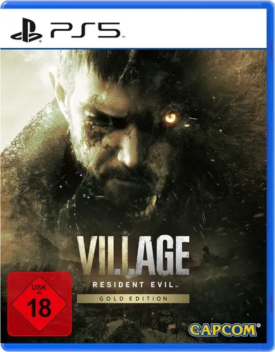 SOFTWAREPY PS5 Game Resident Evil Village Gold - Konsolen-Spiel für PS5, erlebe die ultimative Horror-Action mit erweiterten Inhalten und packender Grafik!
