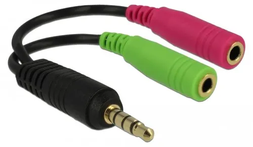 DeLOCK 3.5mm/2 x 3.5mm, 3.5mm, 2 x 3.5mm