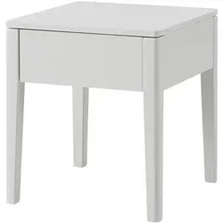 Hasena Nachttisch Styly - Eleganter Nachttisch in Buche weiss, verschiedene Größen - Nachttisch «Styly» aus massivem Buchenholz mit eleganten Formen und einer geräumigen Schublade. Ideal für stilvolle Schlafzimmer und praktischen Stauraum.