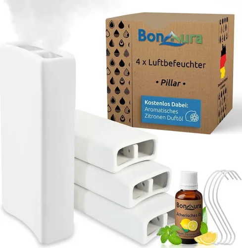 BonAura® Luftbefeuchter Heizung Keramik in weiß von BonAura