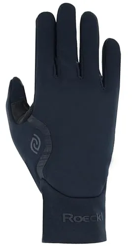 Roeckl Sports Fahrradhandschuh Racale, Unisex Fingerhandschuh, Schwarz Größe 7.5