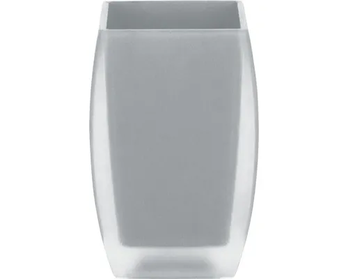 Zahnputzbecher spirella Freddo grau