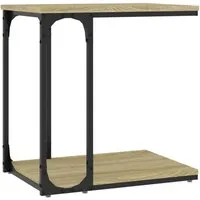 vidaXL Beistelltisch Sonoma-Eiche 50x35x52 cm