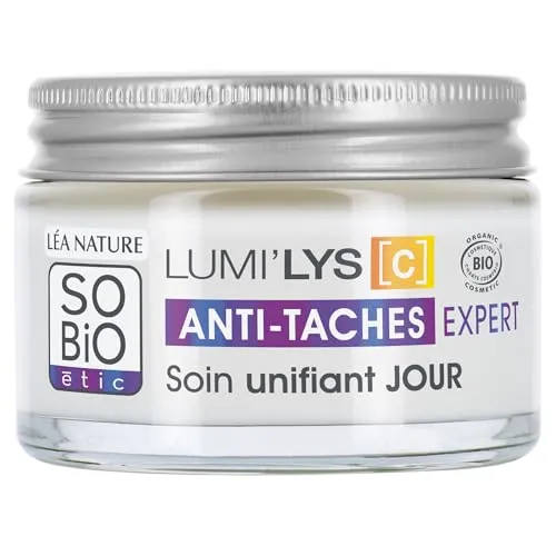 LÉA NATURE SO Bio Étic | Tagespfleckenentfernung – Lumi'lys [C] | reduziert & verhindert das Auftreten aller Arten von Flecken | 99 % Inhaltsstoffe natürlichen Ursprungs | Made in France | 50 ml