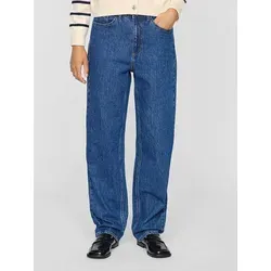 Vikelly Jaf Hw Straight Jeans-Noos - Jeans von Vila, gerade geschnitten mit hoher Taille, bietet perfekten Tragekomfort und zeitlosen Stil für jeden Anlass.