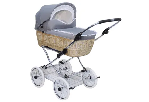 EICHHORN Kinderwagen Weidenkorb