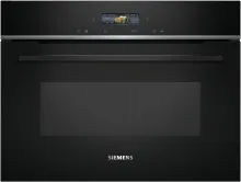 Siemens CE732GXB1 iQ700 Einbau Mikrowelle - Mikrowelle mit 1000 W Leistung und 36 L Volumen, ideal für schnelles und gleichmäßiges Garen, perfekt für moderne Küchen.