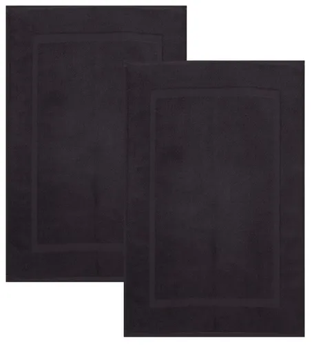 Betz Badematte Premium 2 Stück 50x70 cm - Badematten Set aus 100% Baumwolle, beidseitig nutzbar und waschbar bei 60°C. Hochwertige Qualität mit 650 g/m² für Komfort und Stil in Ihrem Badezimmer.