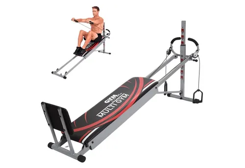 Gymform Kraftstation klappbar - Liege Heimtrainer Multigym, ultimatives zusammenklappbares Fitnessgerät für ein effektives Ganzkörpertraining