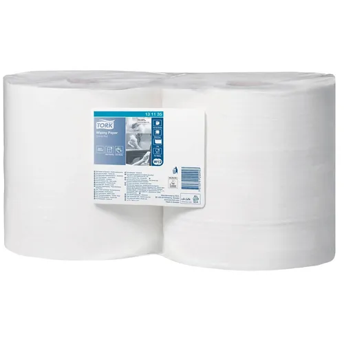 TORK Putztuchrollen Advanced 415 - 1-lagig hochweiß, 1.150 Blätter, saugfähig und reißfest für blitzschnelle Reinigungsergebnisse