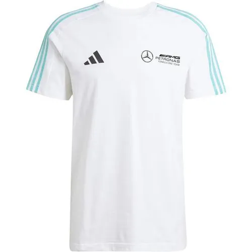 adidas Performance T-Shirt MER DNA TEE M Mercedes AMG Männer Motorsport - Rundhalsshirt aus 100% Baumwolle, sportlich und bequem, ideal für Motorsport-Fans und Freizeitaktivitäten.