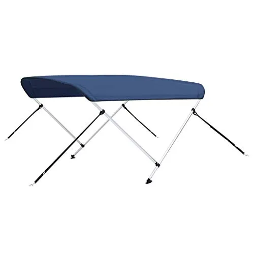 vidaXL 2-Bow Bimini Top Marineblau 180x150x110 cm von vidaXL