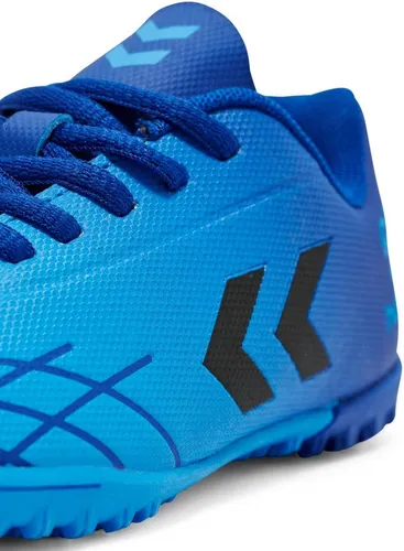 Hummel Top Star Turf Lc Jr - Fußballschuhe für Kunstrasen, Größe: 34 - Die Hummel Top Star Turf Lc Jr Fußballschuhe bieten ein elegantes Design aus Kunstleder und eine griffige Außensohle für optimale Traktion auf Kunstrasen. Ideal für junge Talente, um ihr Spiel zu verbessern.